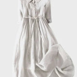 Vestido con Cuello Elegante