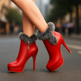 Magda - Botas con Tacón Calentitas