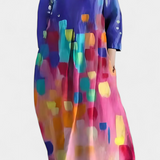 Ana - Vestido Fluido con Estampado
