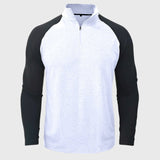 Camisa de algodón con cuello alto
