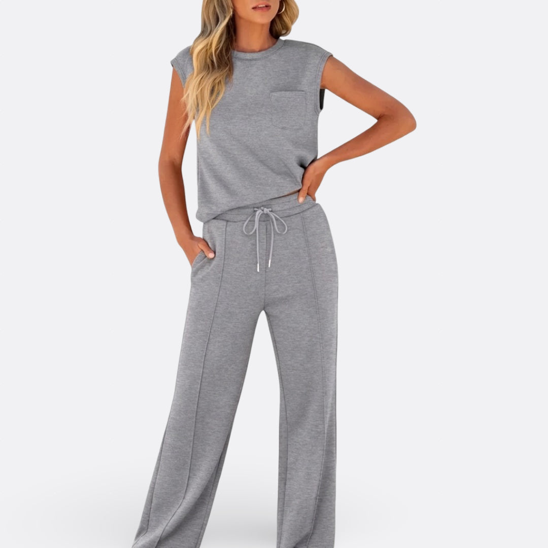 Íris - Conjunto Casual en Tejido Suave Lounge