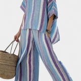 Laura - Conjunto Rayas Malva