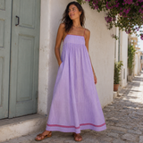 PÂMELA | VESTIDO MAXI FLUIDO DE VERANO