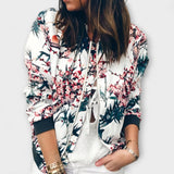 Andreia - Chaqueta bomber elegante floral