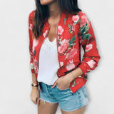 Andreia - Chaqueta bomber elegante floral