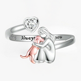 Abrazo de Perro - Anillo (Rosa)