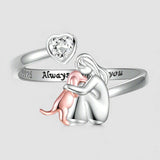 Abrazo de Perro - Anillo (Rosa)
