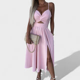 Cielo - Vestido Midi con Abertura