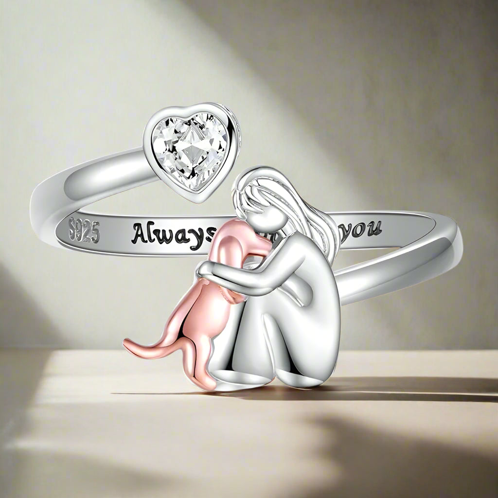 Abrazo de Perro - Anillo (Rosa)